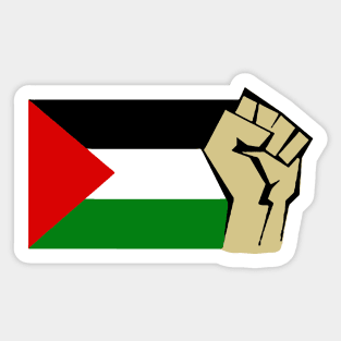 Palestinian Flag Power Fist Sticker